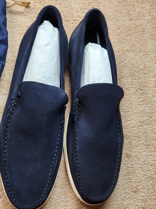 Johnston & Murphy Navy Venetian Emglish Sueade Slip On Size 13 main image 14